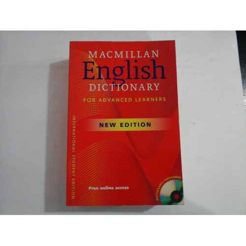 ENGLISH DICTIONARY for advanced learners - MACMILLAN + CD-ROM ENGLISH DICTIONARY for advanced learners - MACMILLAN + CD-ROM